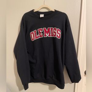 ole miss champion crewneck